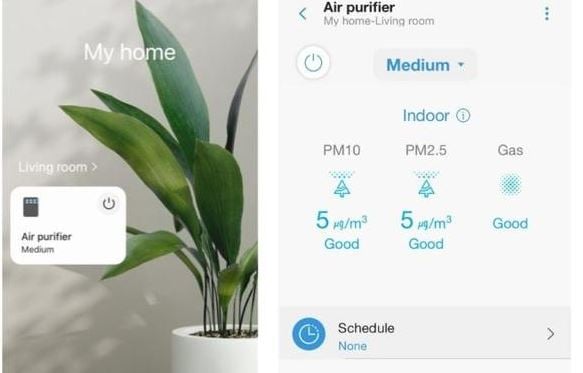 Samsung air purifier range 2020