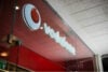 Vodafone store sign