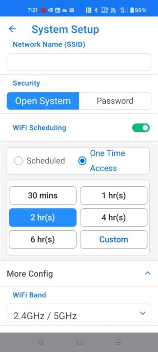 Limiting access time for guests