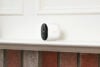 Arlo Ultra 2 security camera on mantle