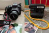 Canon EOS R50 and Polaroid Flip cameras
