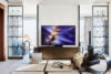 Samsung S90F OLED TV living room