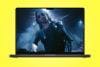 Cyberpunk 2077 Johnny SIlverhand on a MacBook Pro