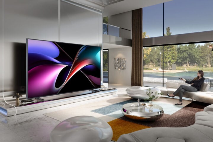 Hisense UX116 RGB Mini LED TV with model