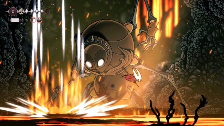 Hollow Knight SIlksong boss fight screenshot