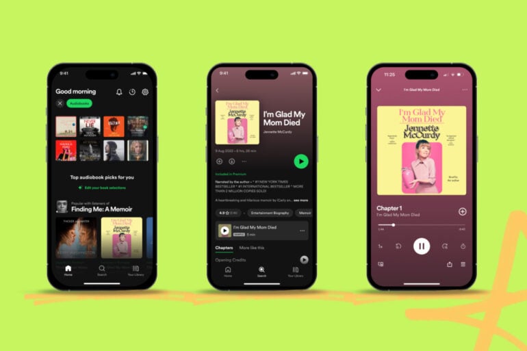 Spotify audiobooks on phone