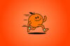 Tangerine Speedy Max mascot