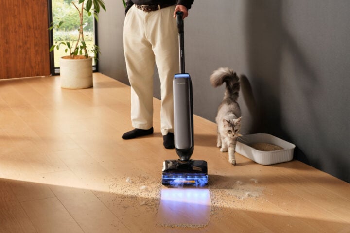 Tineco Floor One S9 Artist Steam wet-dry vacuum cleaning cat litter