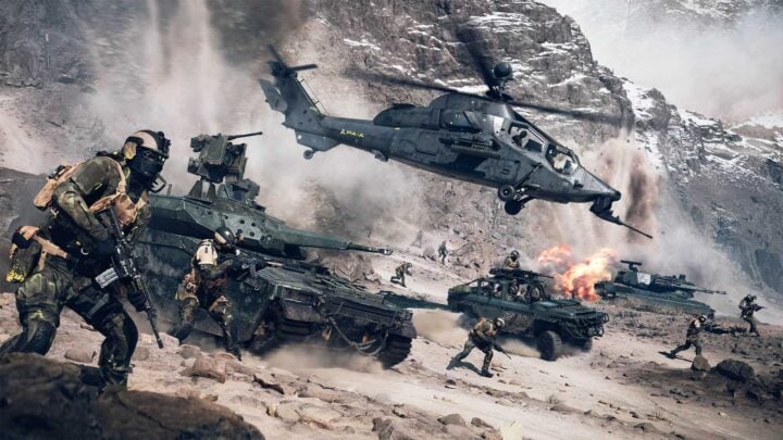 Battlefield 6 vehicles promo image