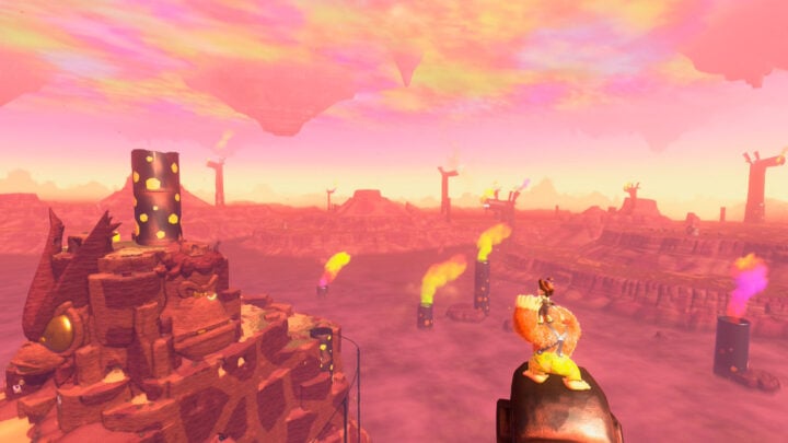 Donkey Kong Bananza mining level