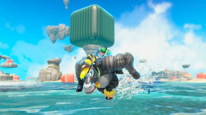 Donkey Kong Bananza zebra transformation