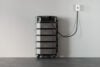 EcoFlow Delta Pro Ultra battery stack in a garage