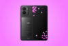 HMD Fuse phone on pink background