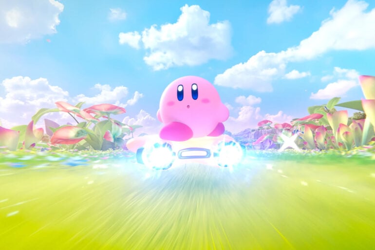 Kirby Air Riders reveal trailer screenshot