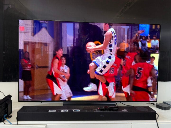 LG C5 OLED TV sports