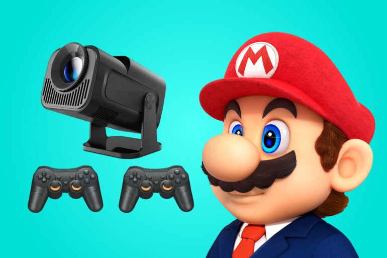 This gaming projector has built-in Nintendo emulators: is it legal?