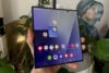 Samsung Galaxy Z Fold 7 unfolded held in hand