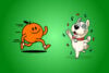 Tangerine and Buddy Telco logos on green background