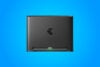 Telstra Smart Modem 4 on blue background