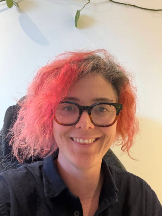 Alice Clarke selfie using iPhone 17 Pro Max