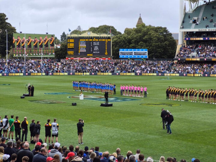 Footy final photo optical zoom