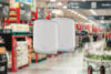 Netgear Orbi routers with Bunnings background