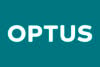 Optus logo teal background