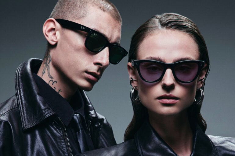 Ray-Ban Meta Gen 2 black glasses worn by models