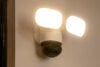 Reolink TrackFlex Floodlight security camera with lights on