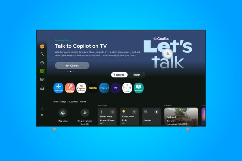 Samsung Vision AI Companion Copilot on TV