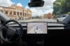 Tesla self-driving demo left-hand drive
