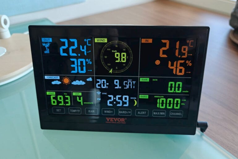 Using the Vevor weather station evoked fond memories of my Dad