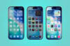 iPhones with iOS 26 Liquid Glass design