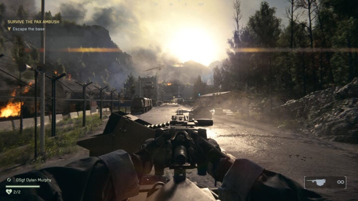 Battlefield 6 campaign screenshot turret