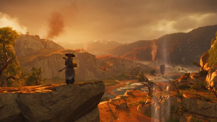 Ghost of Yotei screenshot warm landscape