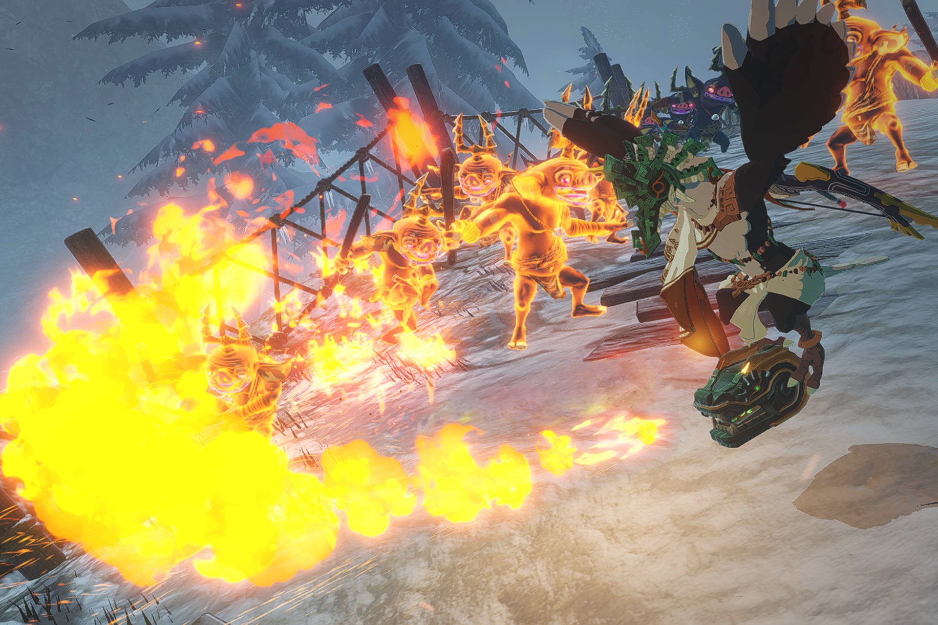 Hyrule Warriors: Age of Imprisonment gives Zelda a flamethrower