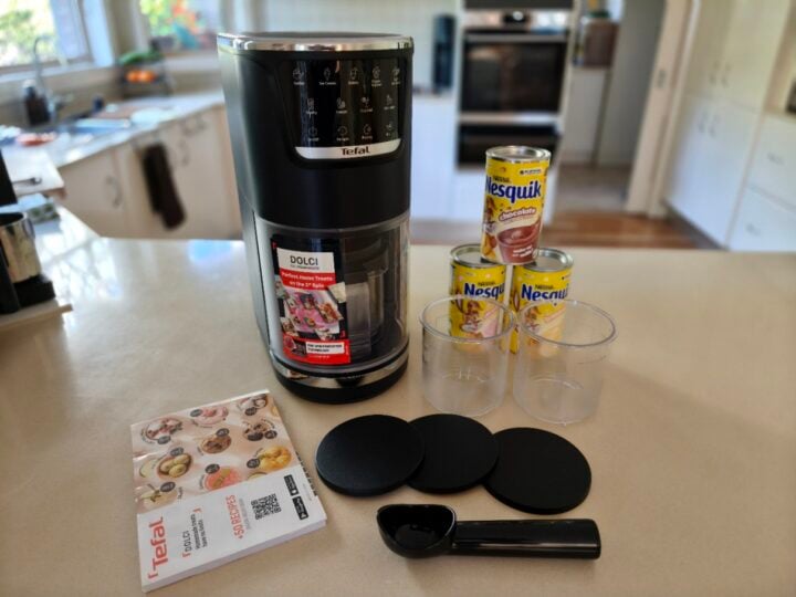  Tefal Dolci Ice Cream Maker box contents