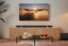 JBL Bar 1300 MK2 soundbar on TV cabinet