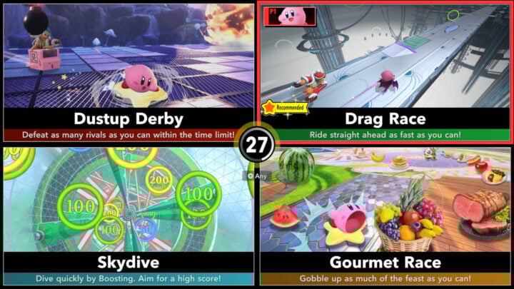 Kirby Air Riders screenshot City Trial competitions