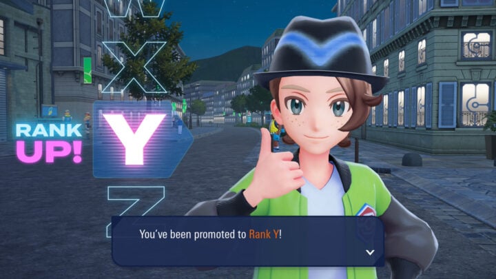 Pokemon Legends Z-A rank up screenshot