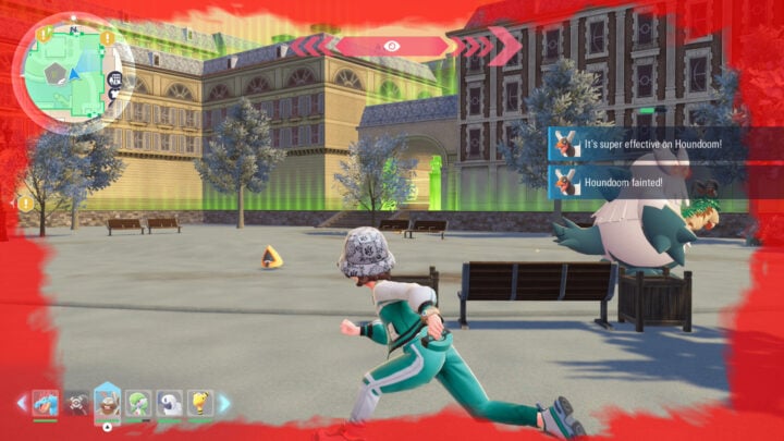 Pokemon Legends Z-A screenshot trainer damage