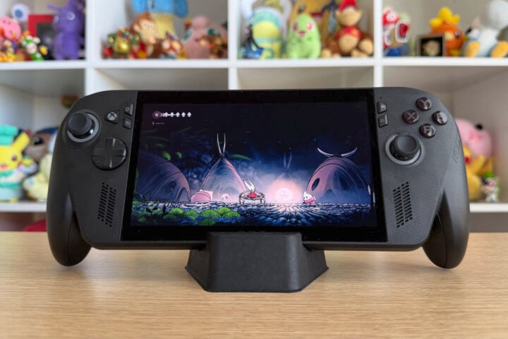ROG Xbox Ally X on a kickstand