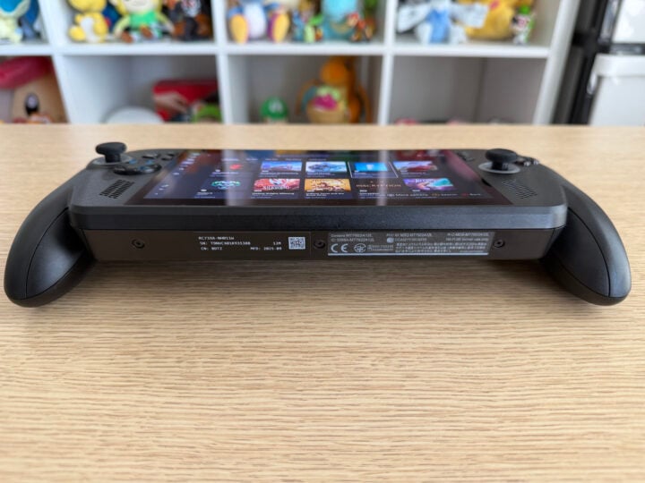 ROG Xbox Ally X underside angle