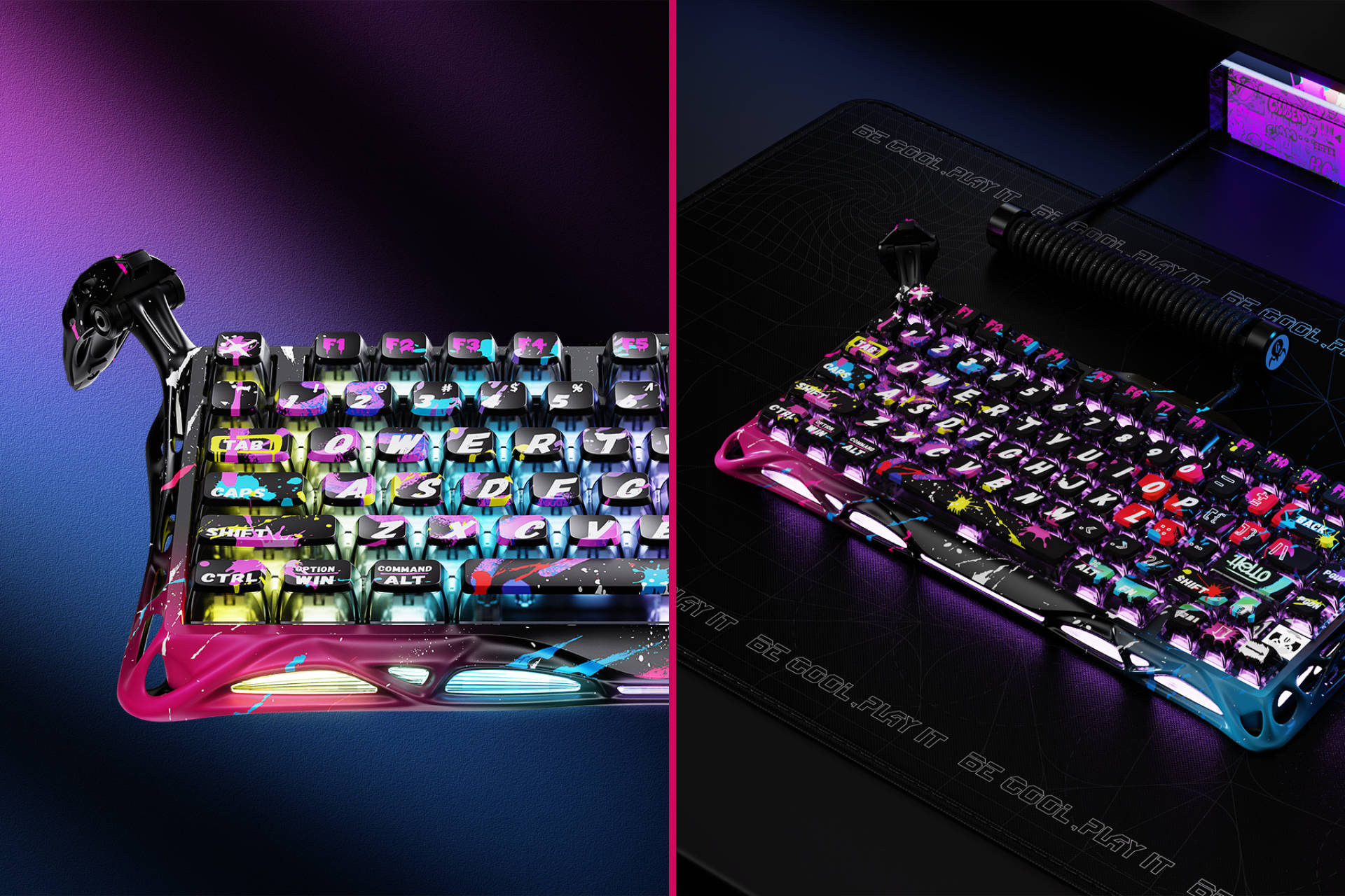 These GravaStar keyboards are some of boldest I've ever seen