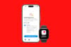 Apple Watch iPhone hypertension feature red background
