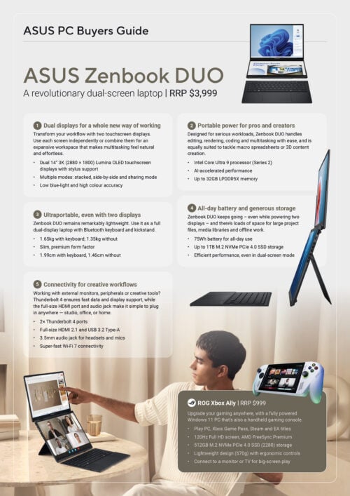 Top ASUS Laptops For A New Year 2026 Refresh Asus PC Buyers Guide P2 500x707 