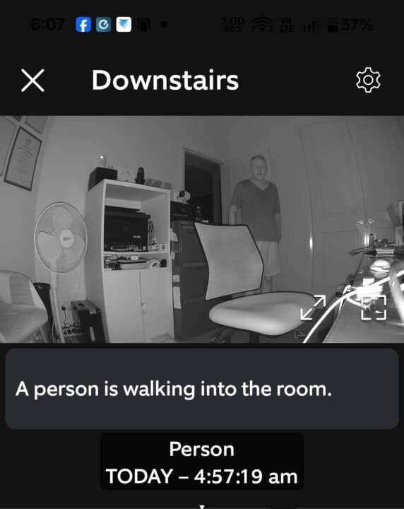 Indoor Cam Plus night vision