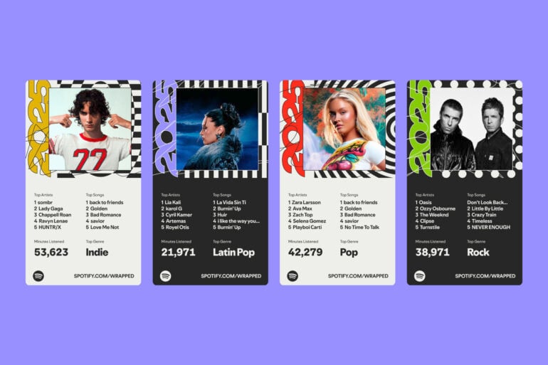Spotify Wrapped 2025 lists