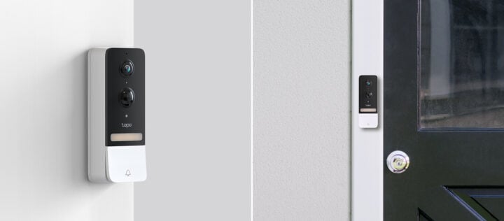 Tapo D230S1 smart doorbell two angles