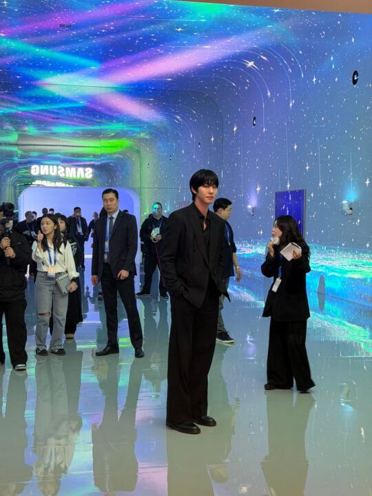 Ahn Hyo-seop at Samsung CES 2026 event